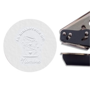 Sello Seco: Exlibris Tazas
