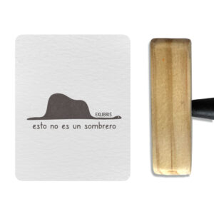 Sello: Exlibris No es un Sombrero