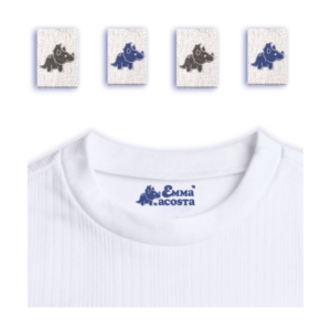 Set Escolar, sello y cinta para marcar sobre tela