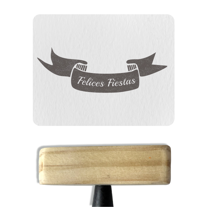 Sello: Felices Fiestas